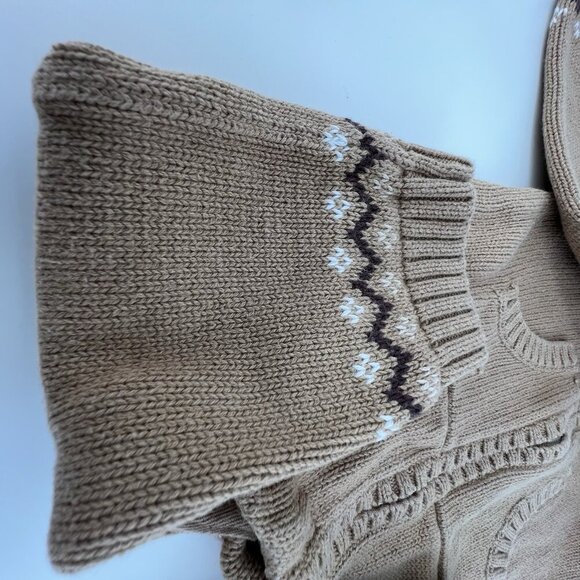 Baby Gap Newborn Outfit Gingerbread Holiday Sweater One Piece Winter Earth Tones - Picture 9 of 12